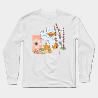 Duck and flower Long Sleeve T-Shirt